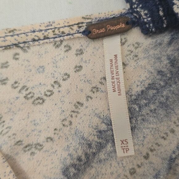 Free People | Indigo Call On Me Tank Size X Small - Picture 4 of 6